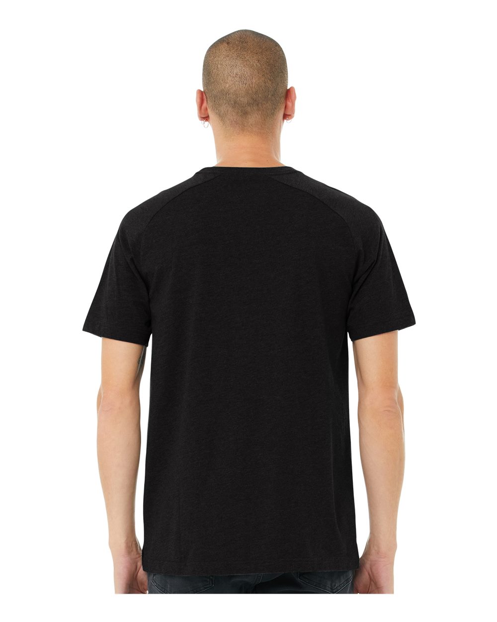 Men's Heather CVC Raglan Tee