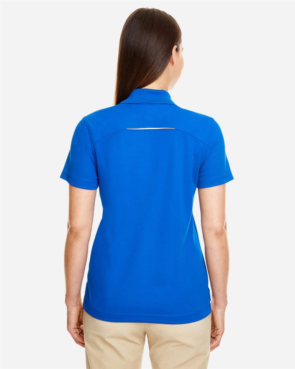 Women's Radiant Performance Piqué Polo with Reflective Piping