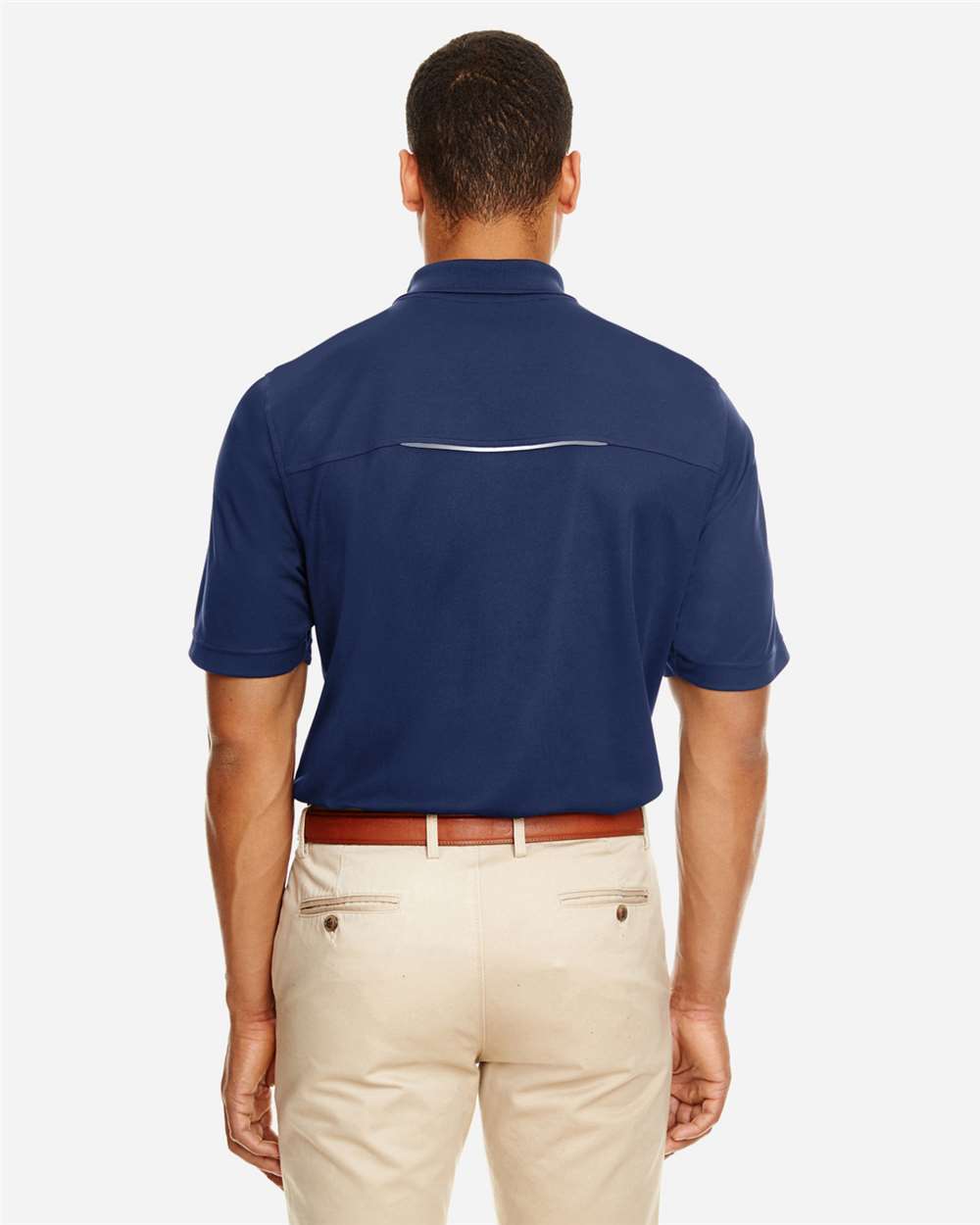 Men's Radiant Performance Piqué Polo with Reflective Piping
