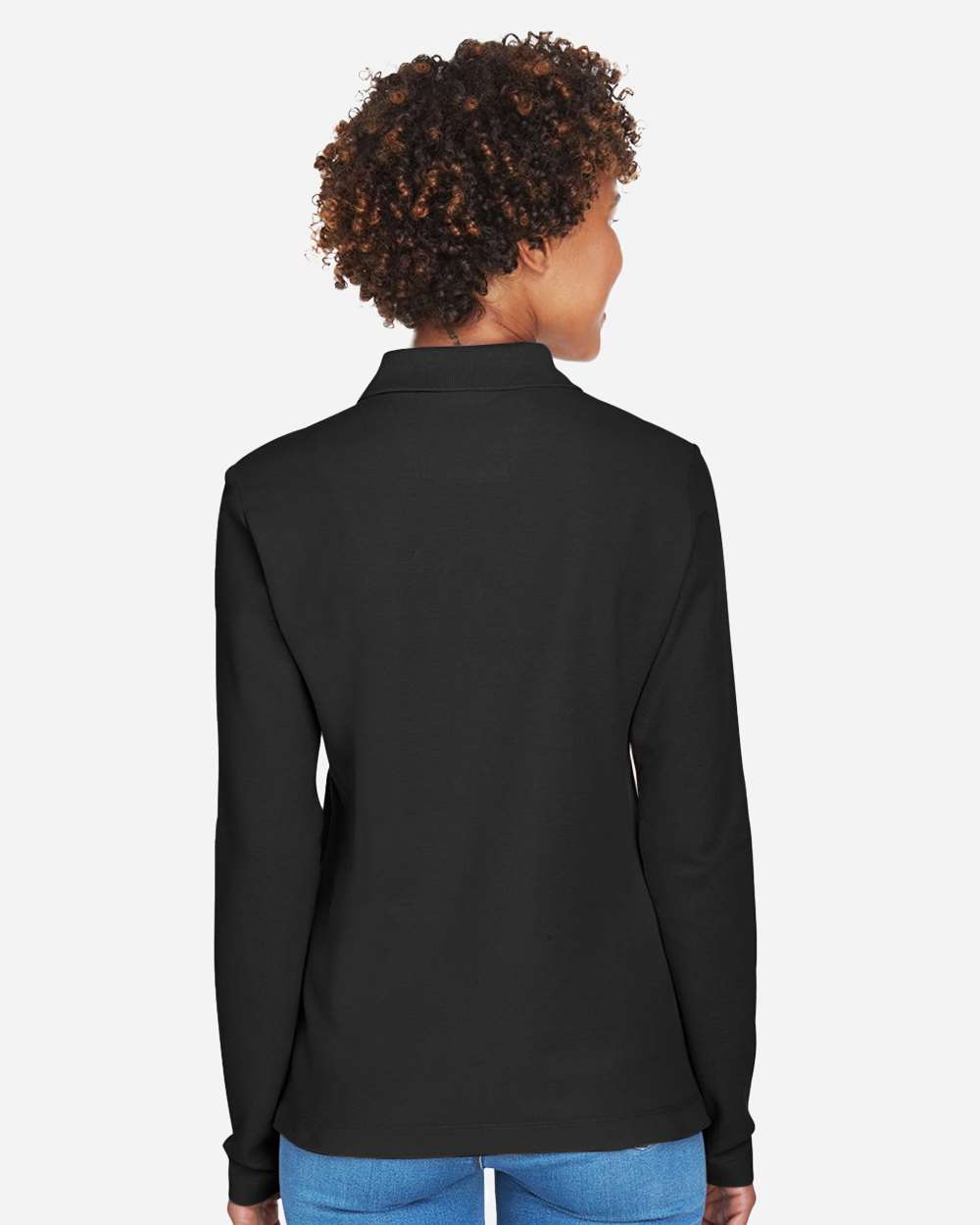 Women's Pima Piqué Long Sleeve Polo