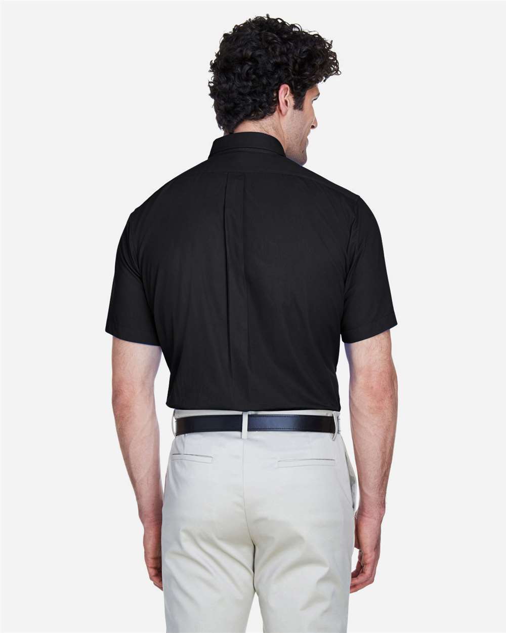 Men's Tall Optimum Short Sleeve Twill Dress Shirt