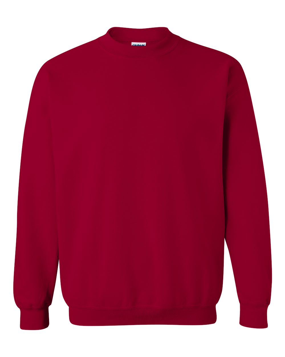 Gildan Fleece Crewneck Sweatshirt, Style G18000 Cardinal Red