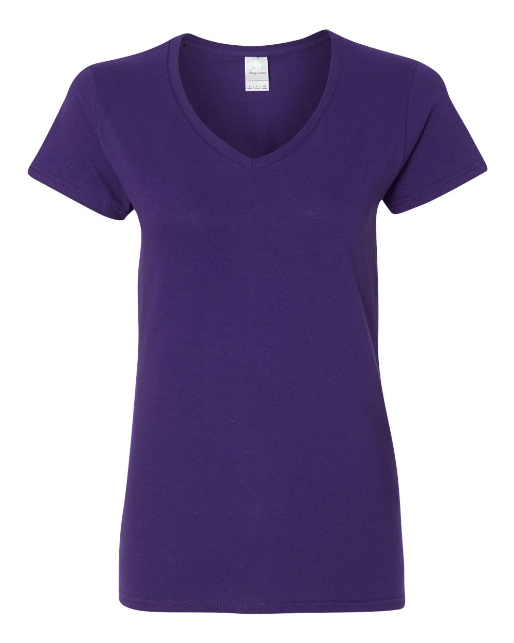 Gildan Fashion 5V00L Heavy Cotton Ladies T Shirt (Heather Purple, Large)