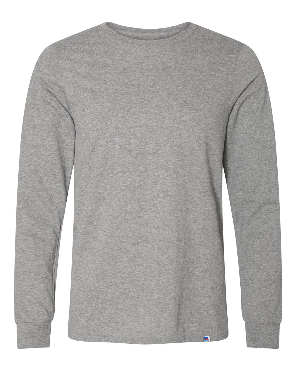 Russell Athletic Men's Basic Cotton Long Sleeve Tee, Oxford, X-Large