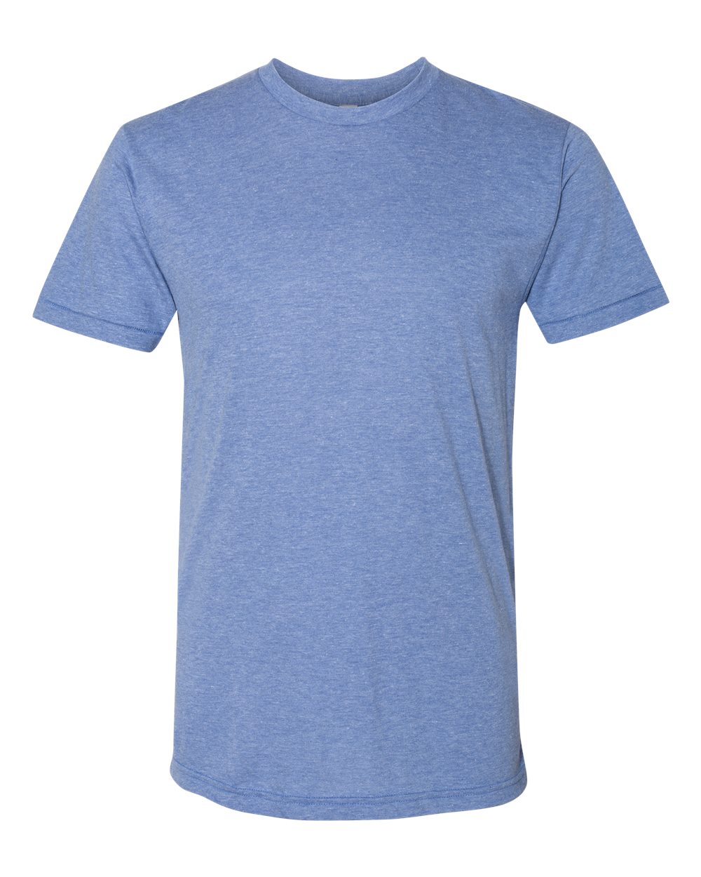 American Apparel Men's Tri-Blend t-crewneck Short Sleeve Track T-Shirt, 2-Pack, Athletic Blue, Medium