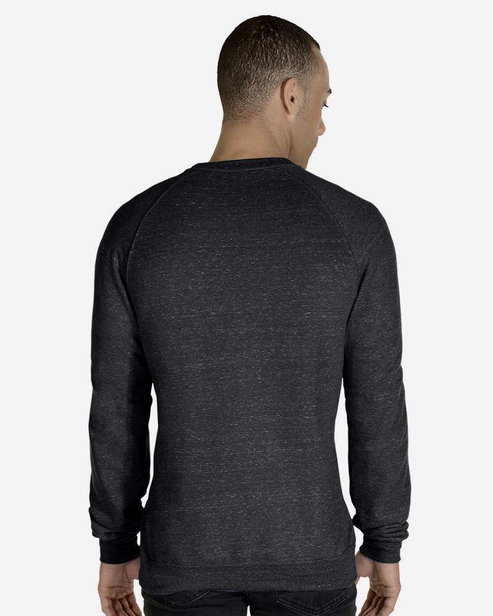 Unisex Snow Heather French Terry Crewneck Sweatshirt
