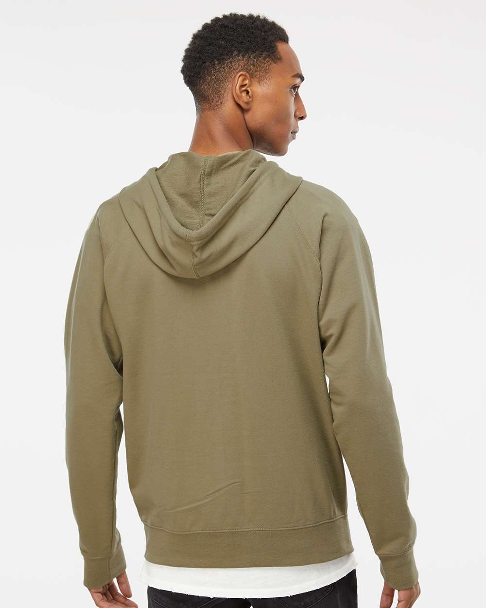 Unisex Icon Lightweight Loopback Terry Full-Zip Hooded Sweatshirt