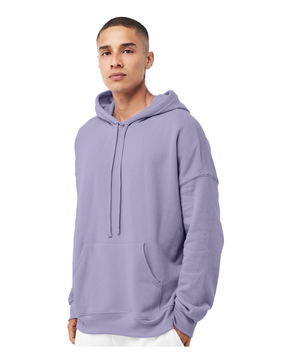 Unisex Sponge Fleece Drop Shoulder Hoodie Sweatshirt