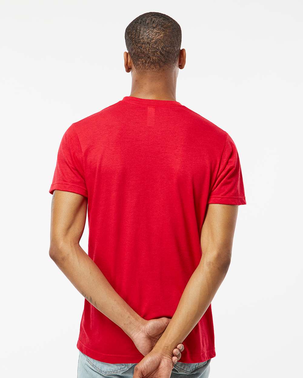 Men's Poly-Rich V-Neck T-Shirt
