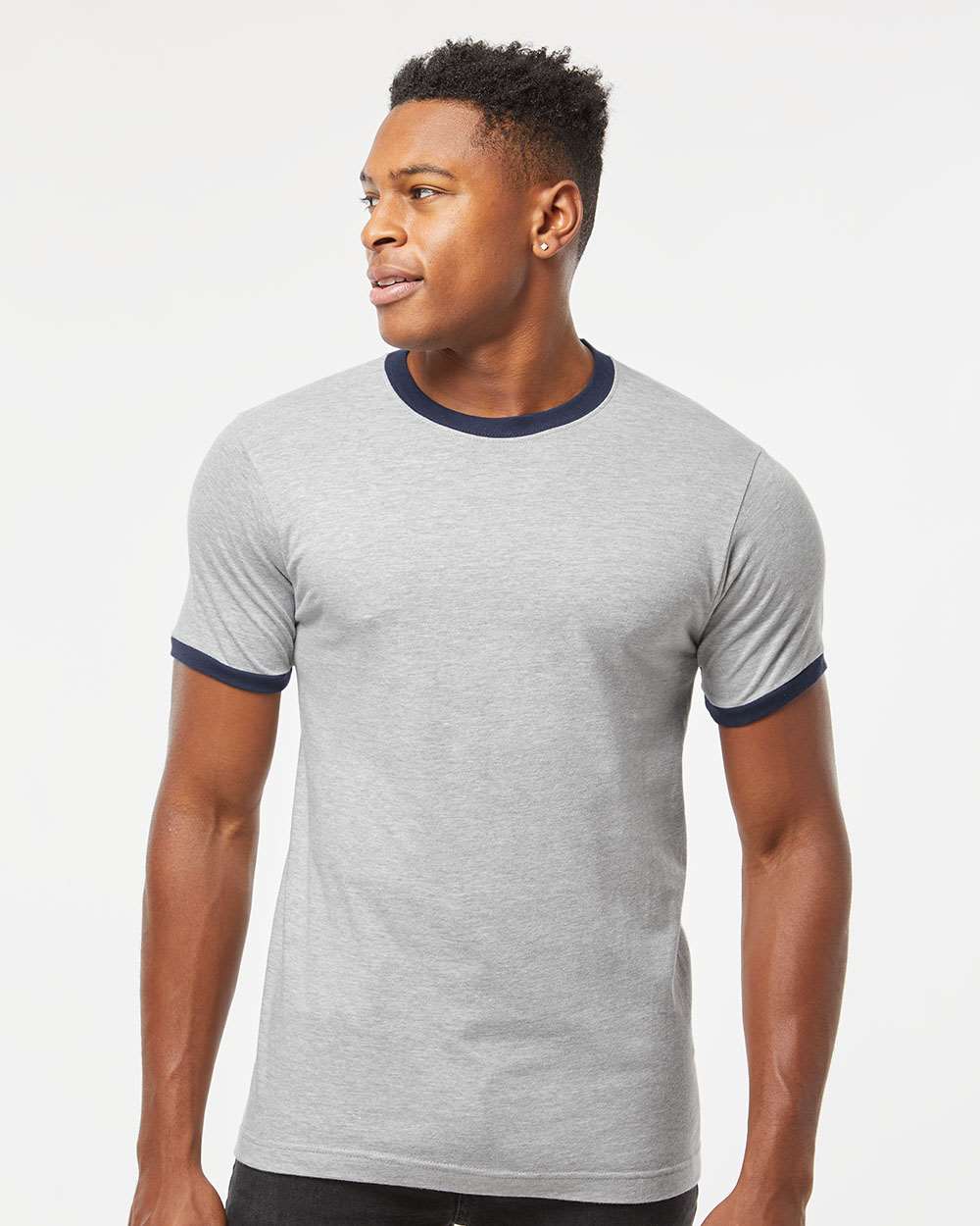 Unisex Fine Jersey Ringer T-Shirt