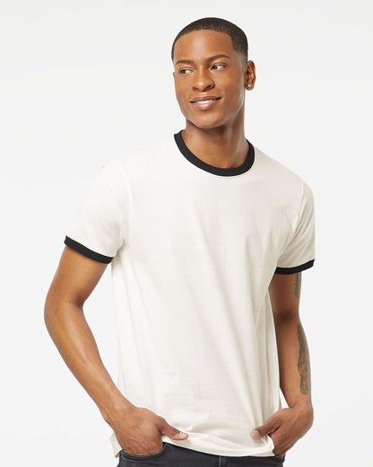 Unisex Fine Jersey Ringer T-Shirt