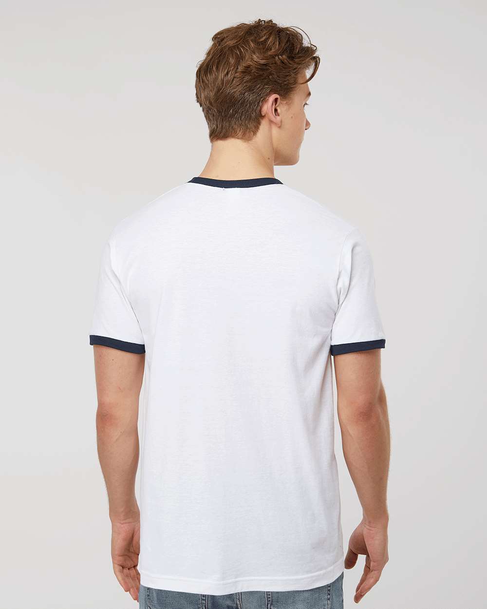 Unisex Fine Jersey Ringer T-Shirt