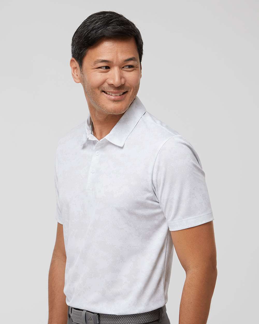 Men's All Over Camo Print Polo