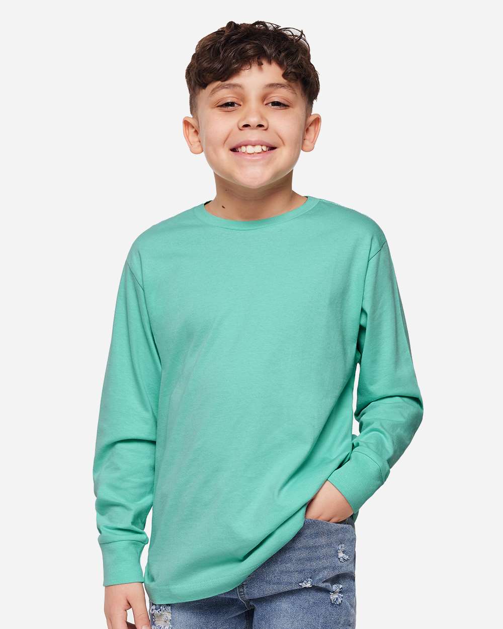 Youth Fine Jersey Long Sleeve Tee