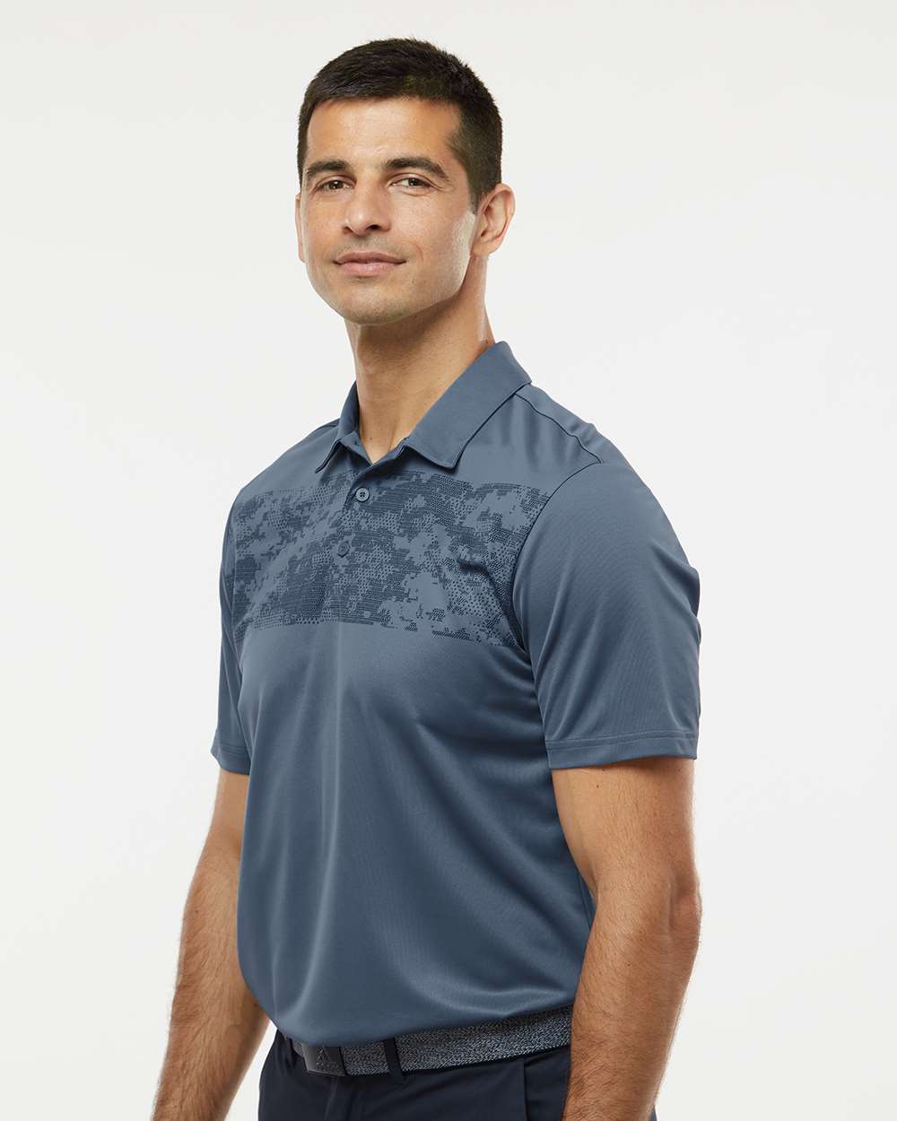 Men's Camo Chest Print Polo