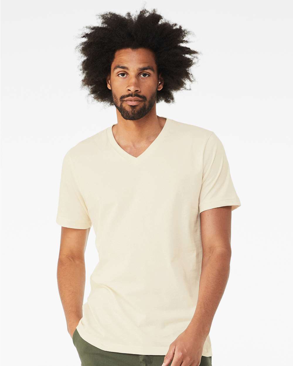 Unisex Jersey V-Neck Tee