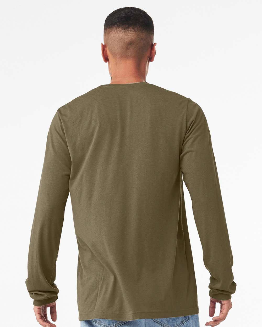 Heather CVC Long Sleeve Tee