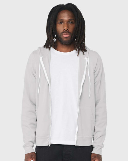 Unisex Sponge Fleece Full-Zip Hoodie Sweatshirt