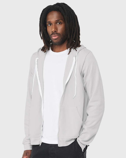 Unisex Sponge Fleece Full-Zip Hoodie Sweatshirt