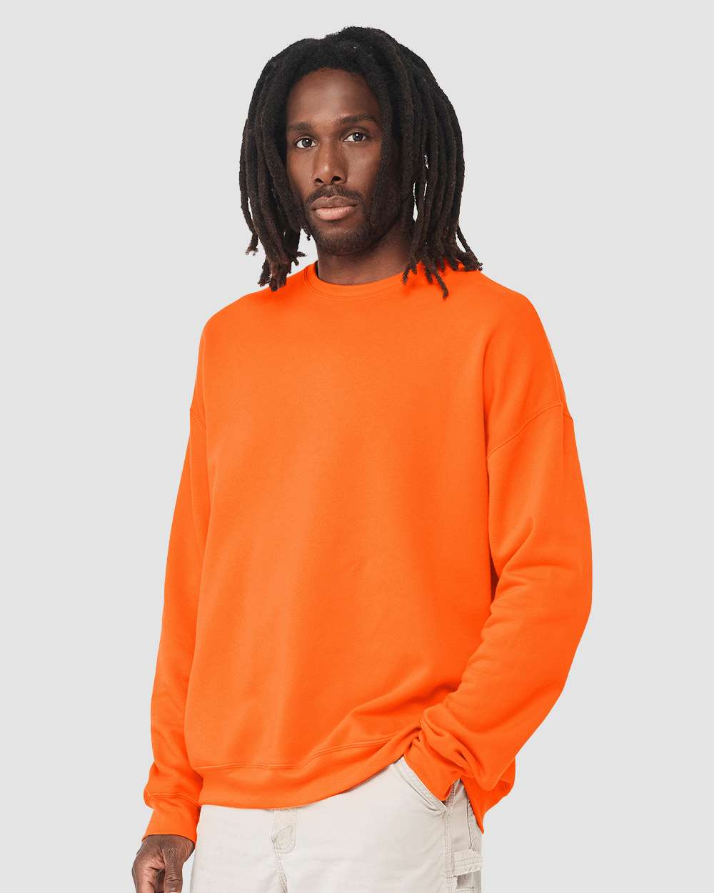 Unisex Sponge Fleece Drop Shoulder Crewneck Sweatshirt