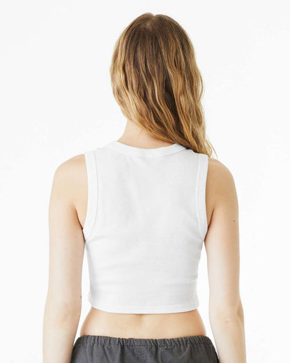 Women's Micro Rib Muscle Crop Tank