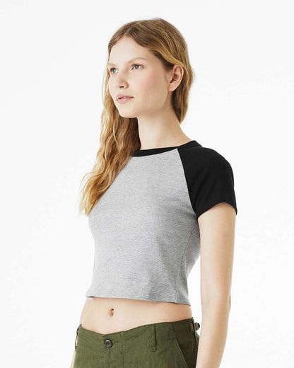 Women's Micro Rib Raglan Baby Tee