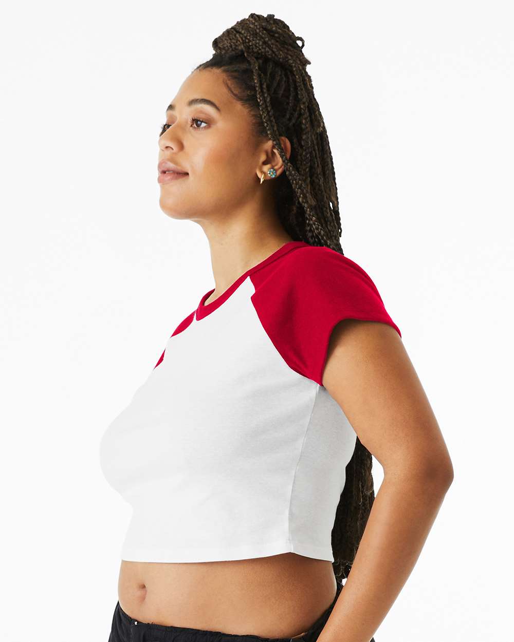 Women's Micro Rib Raglan Baby Tee