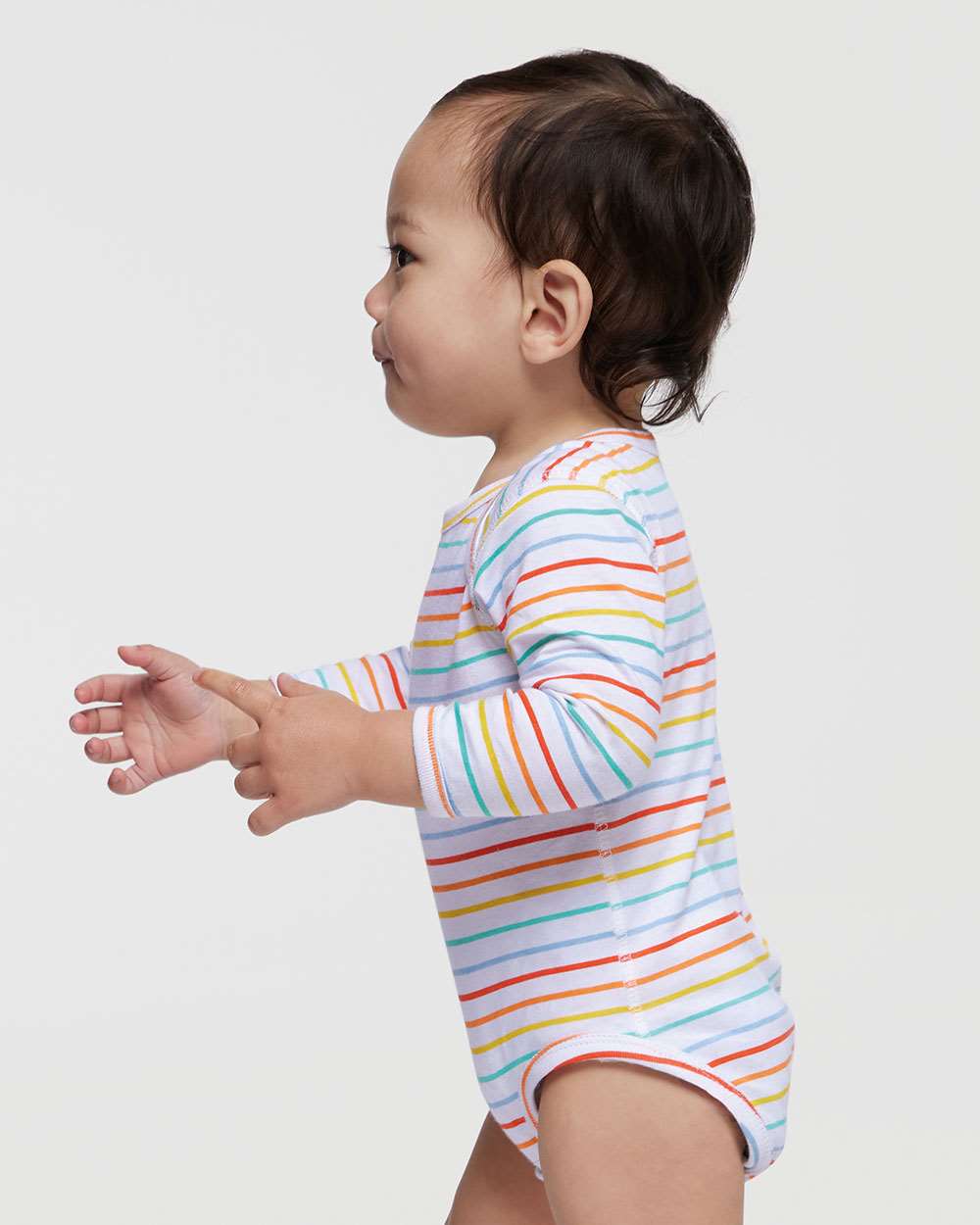 Infant Fine Jersey Long Sleeve Bodysuit