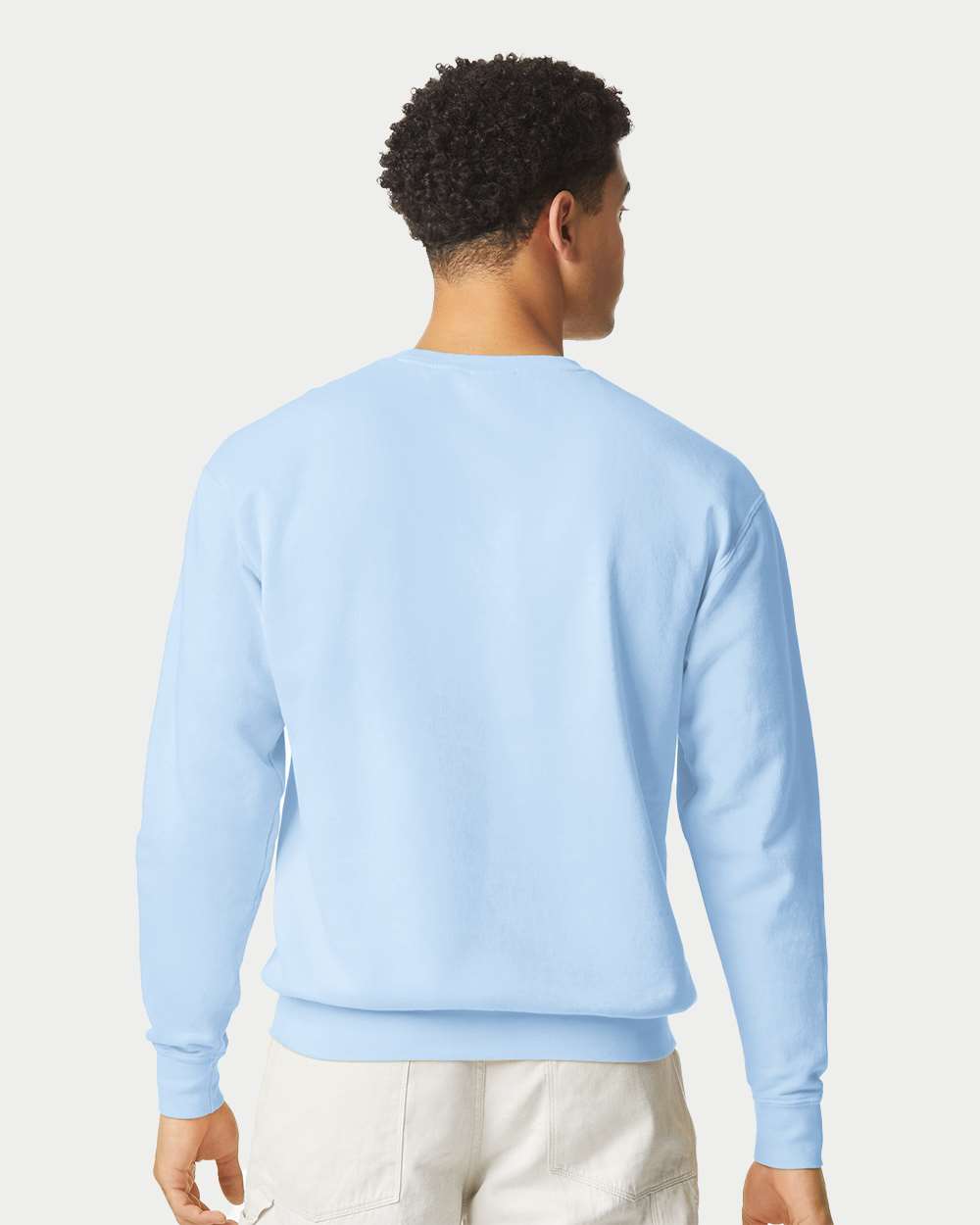 Unisex Garment-Dyed Lightweight Fleece Crewneck Sweatshirt