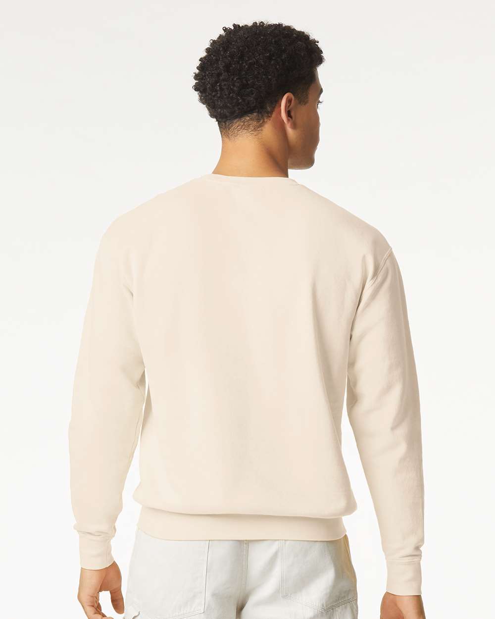 Unisex Garment-Dyed Lightweight Fleece Crewneck Sweatshirt