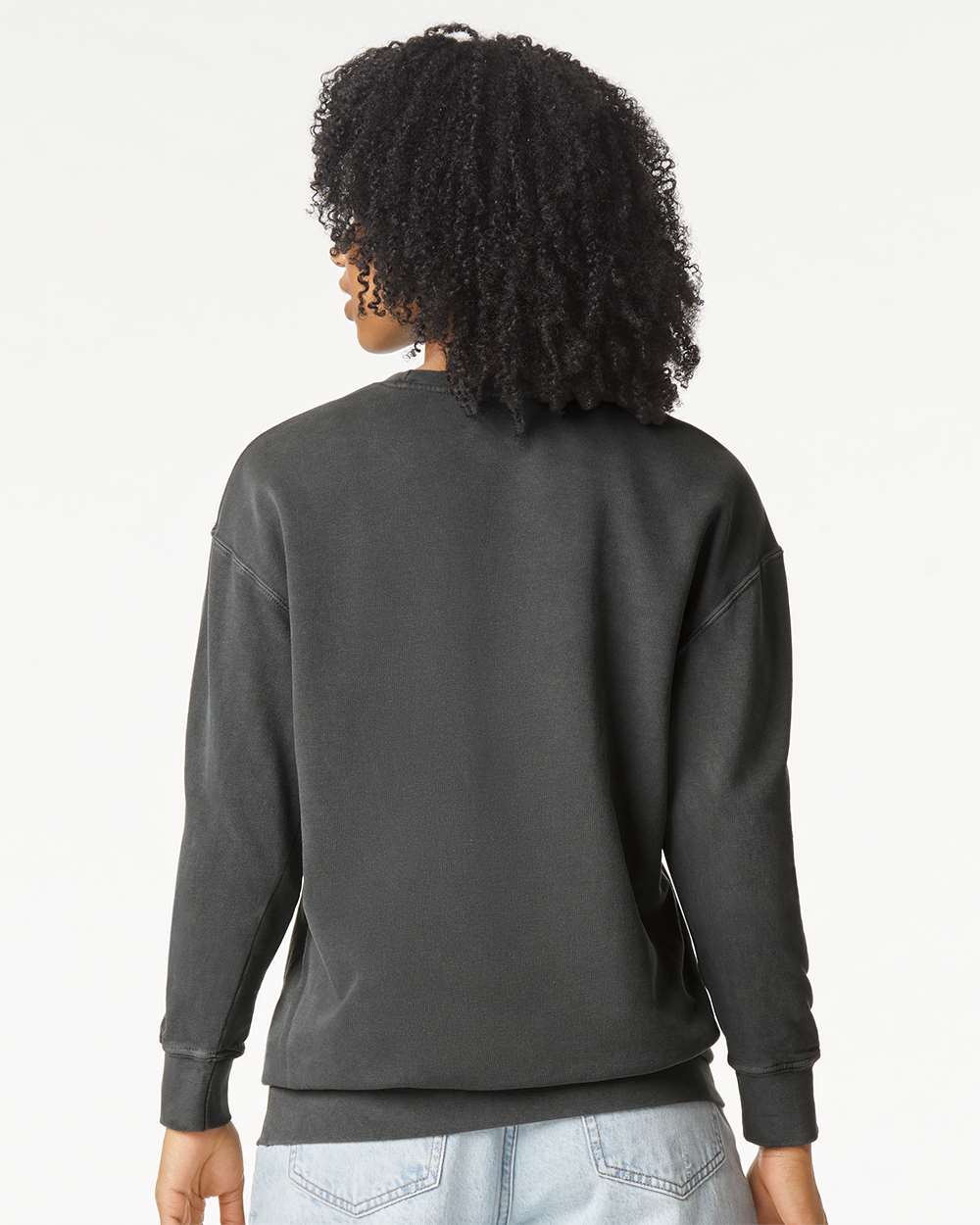 Unisex Garment-Dyed Lightweight Fleece Crewneck Sweatshirt