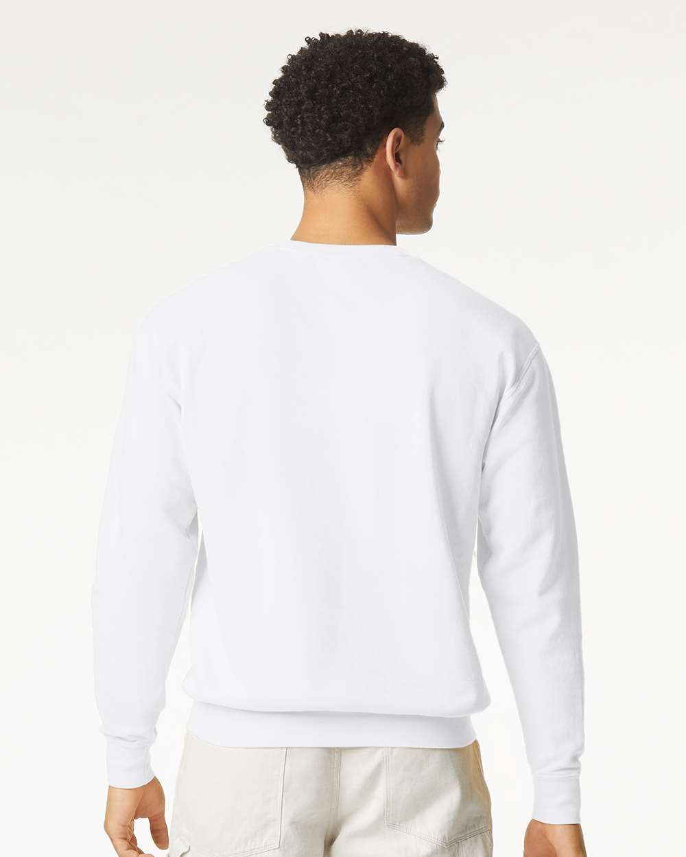Unisex Garment-Dyed Lightweight Fleece Crewneck Sweatshirt
