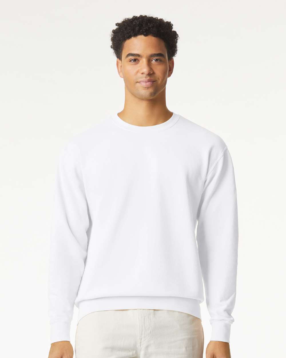 Unisex Garment-Dyed Lightweight Fleece Crewneck Sweatshirt