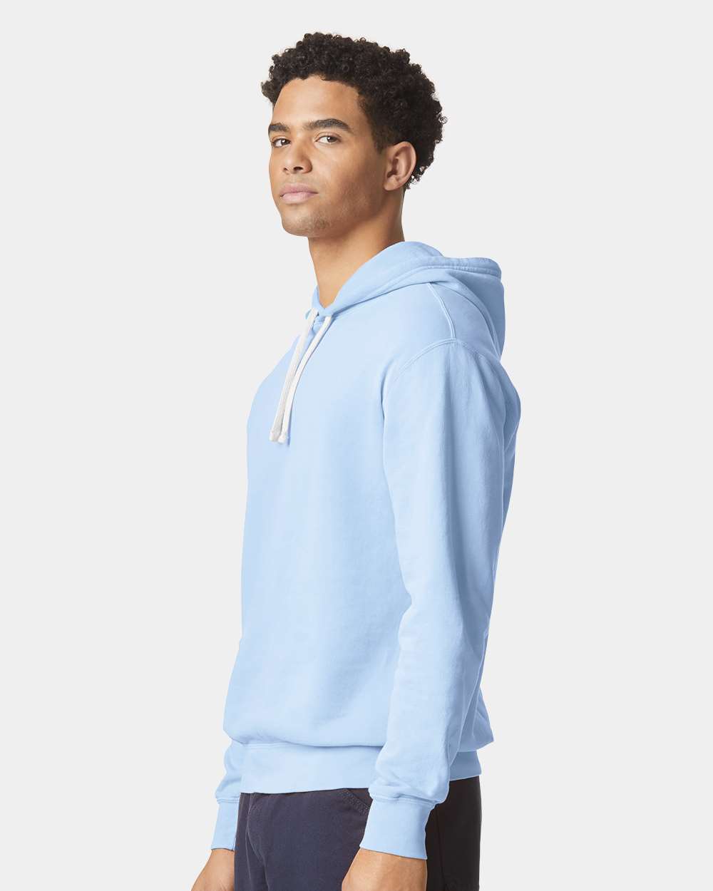 Unisex Garment-Dyed Lightweight Fleece Hooded Sweatshirt