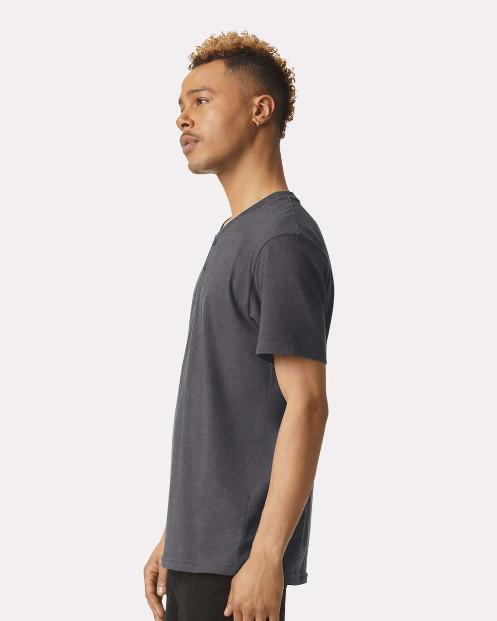 Unisex CVC Henley Tee