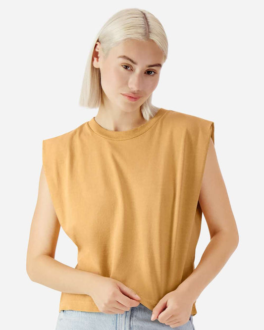 Women's Garment-Dyed Heavyweight Muscle Tee
