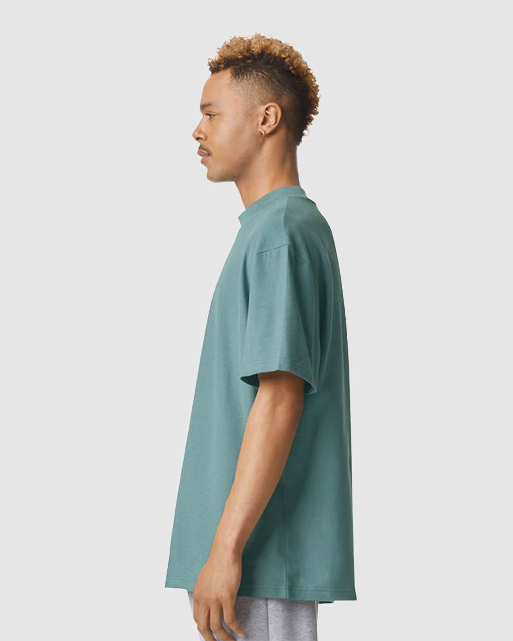 Unisex Pique Mockneck Tee
