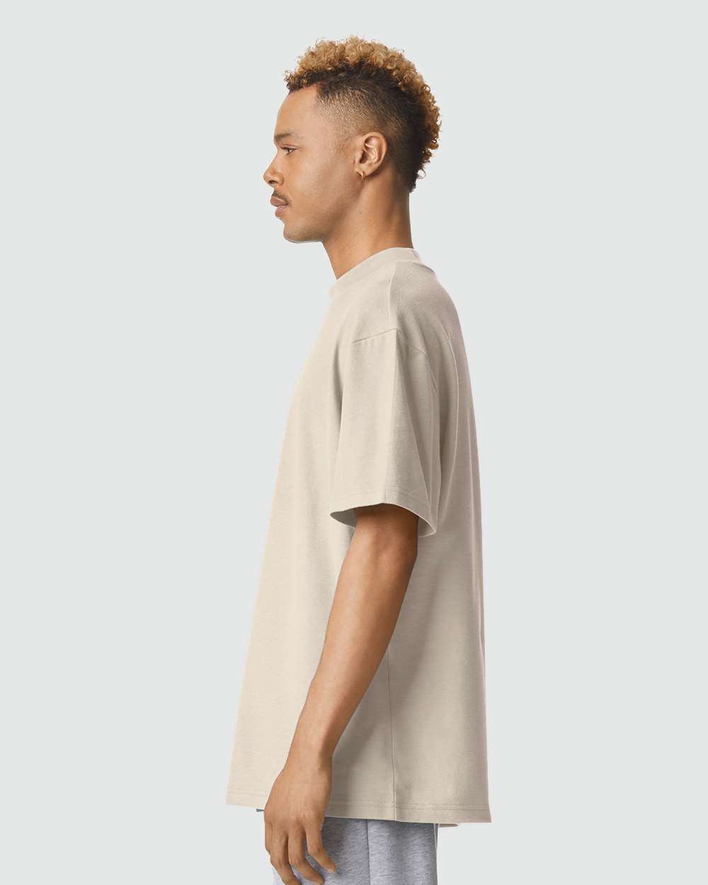 Unisex Pique Mockneck Tee