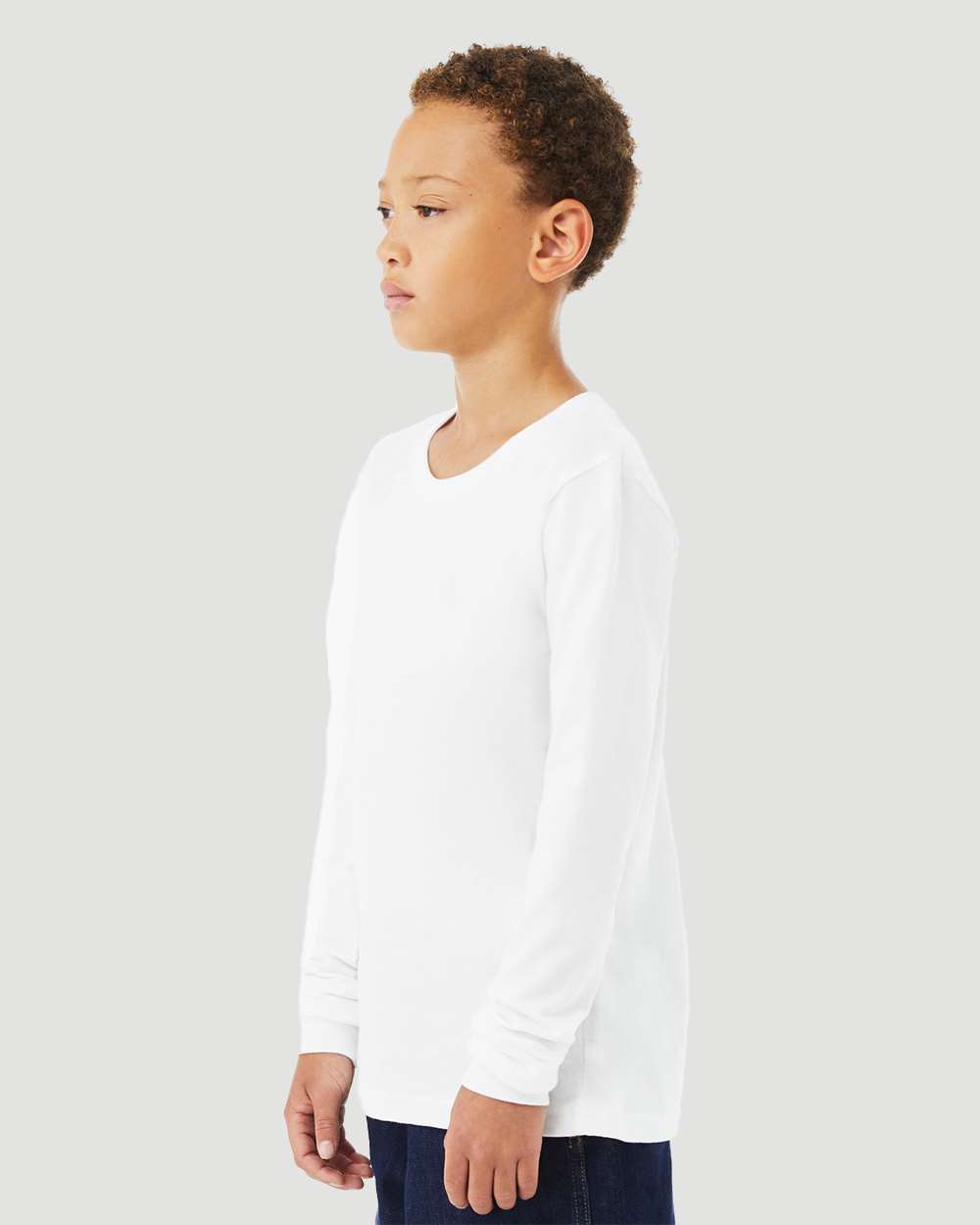 Youth Heather CVC Long Sleeve Tee