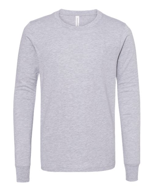 BELLA + CANVAS Youth Heather CVC Long Sleeve Tee