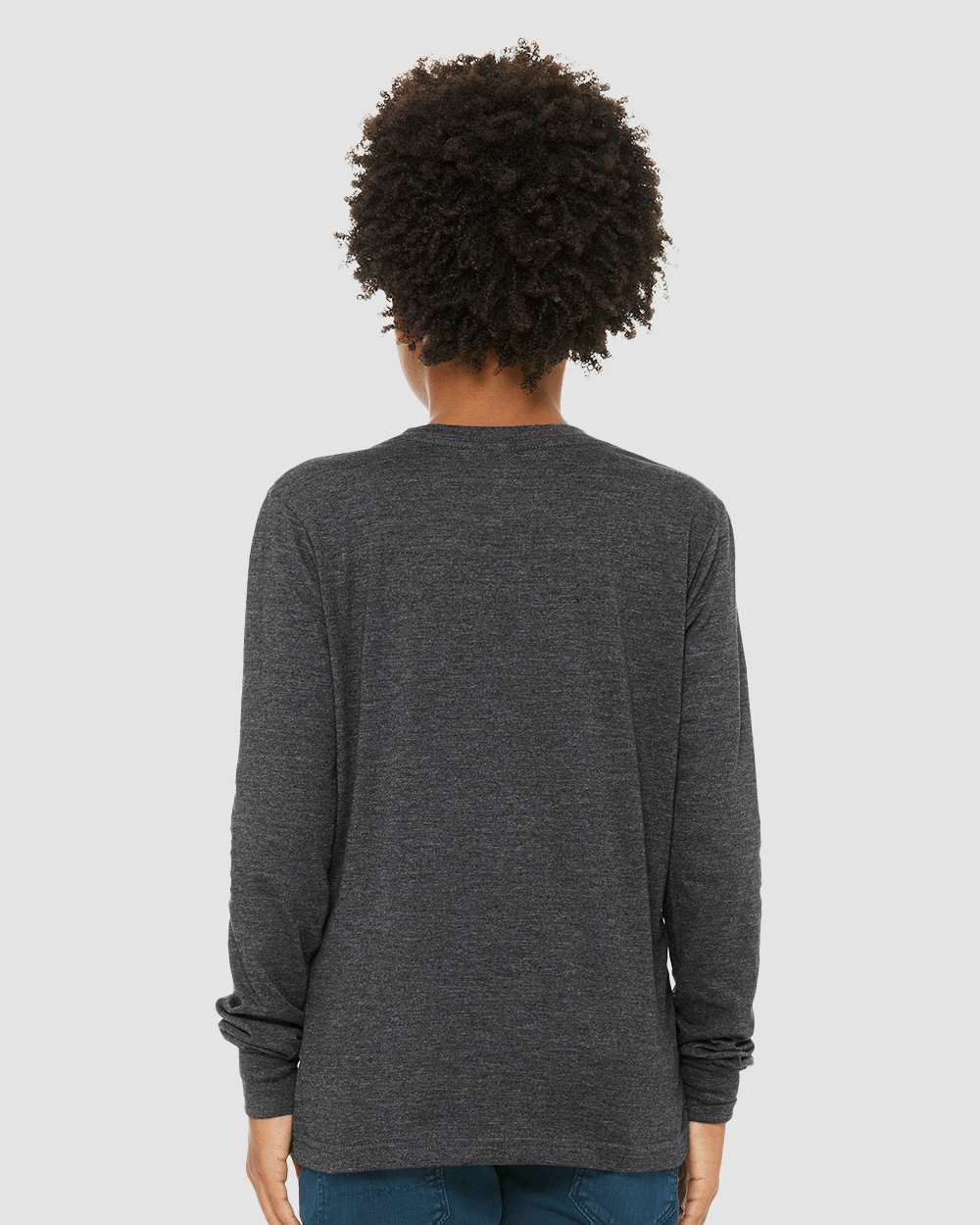 Youth Heather CVC Long Sleeve Tee