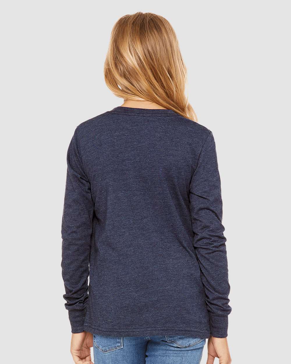 Youth Heather CVC Long Sleeve Tee
