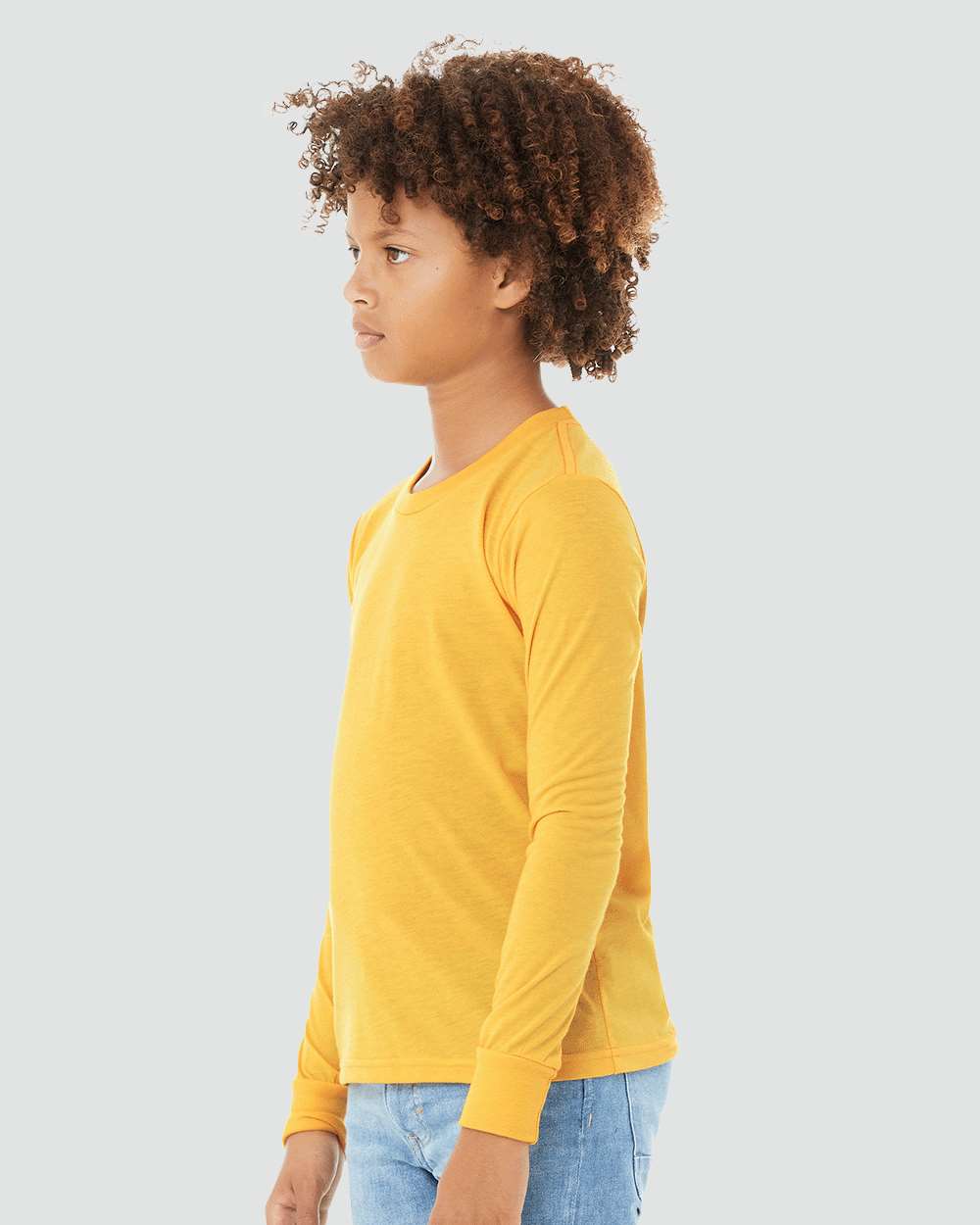 Youth Heather CVC Long Sleeve Tee