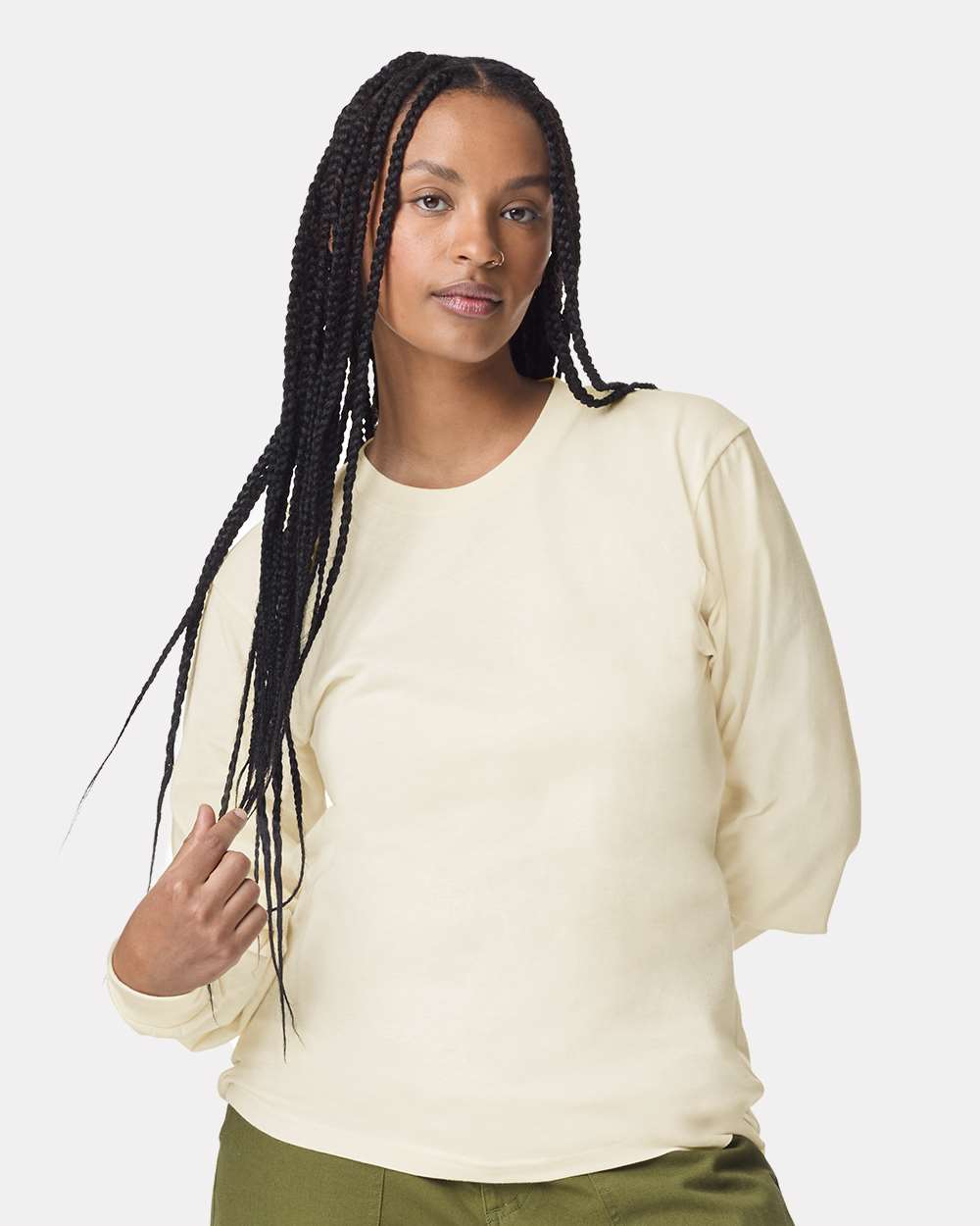 Unisex Fine Jersey Long Sleeve Tee