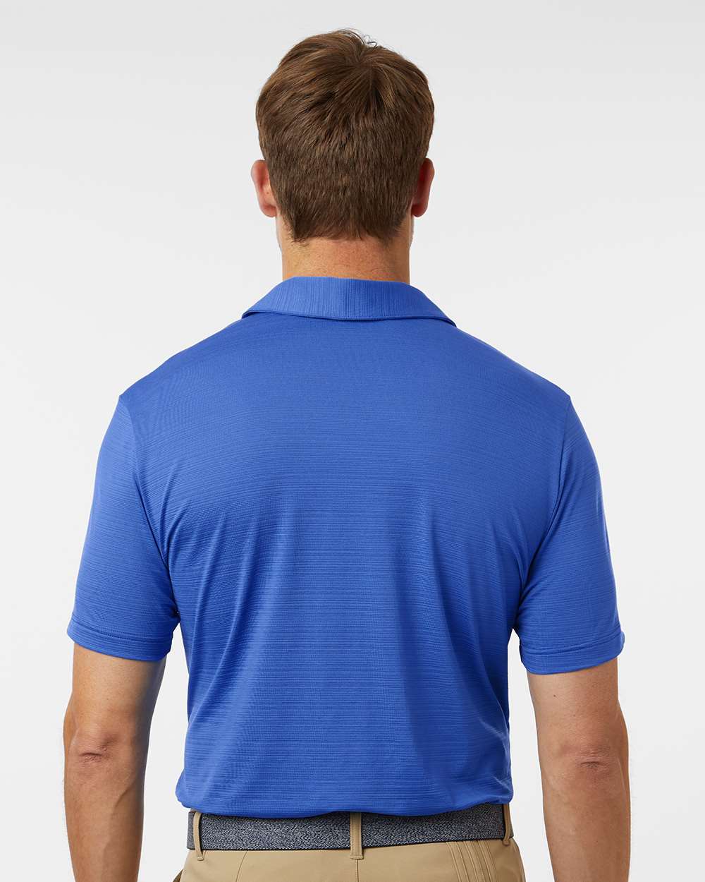 Men's Textured Stripe Polo