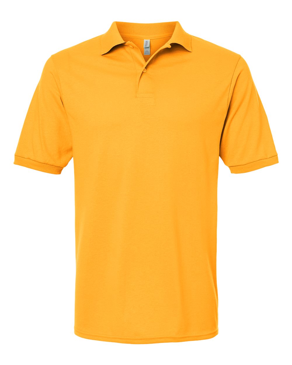 Jerzees Men's P-Short Sleeve Polo Shirts, Dri-Power, Sizes S-5X - Gold, Small