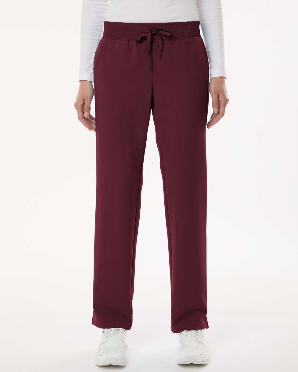 Women's Petite Sizes Xenos Essential Knit-Waist Scrub Pants
