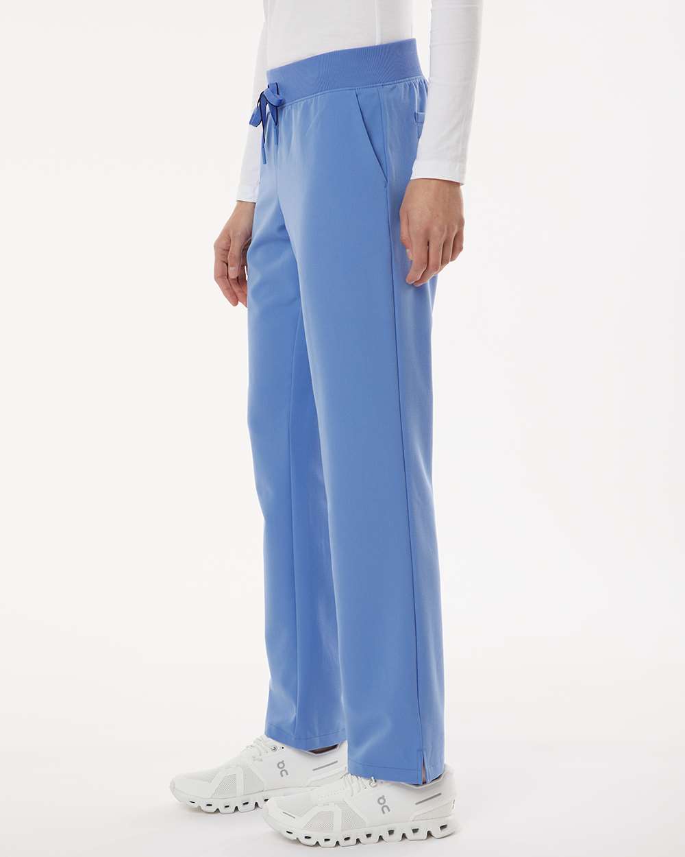 Women's Petite Sizes Xenos Essential Knit-Waist Scrub Pants