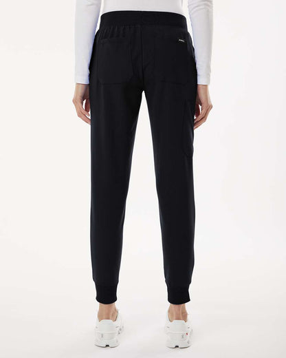 Women's Petite Sizes Silex Knit-Waist Scrub Joggers