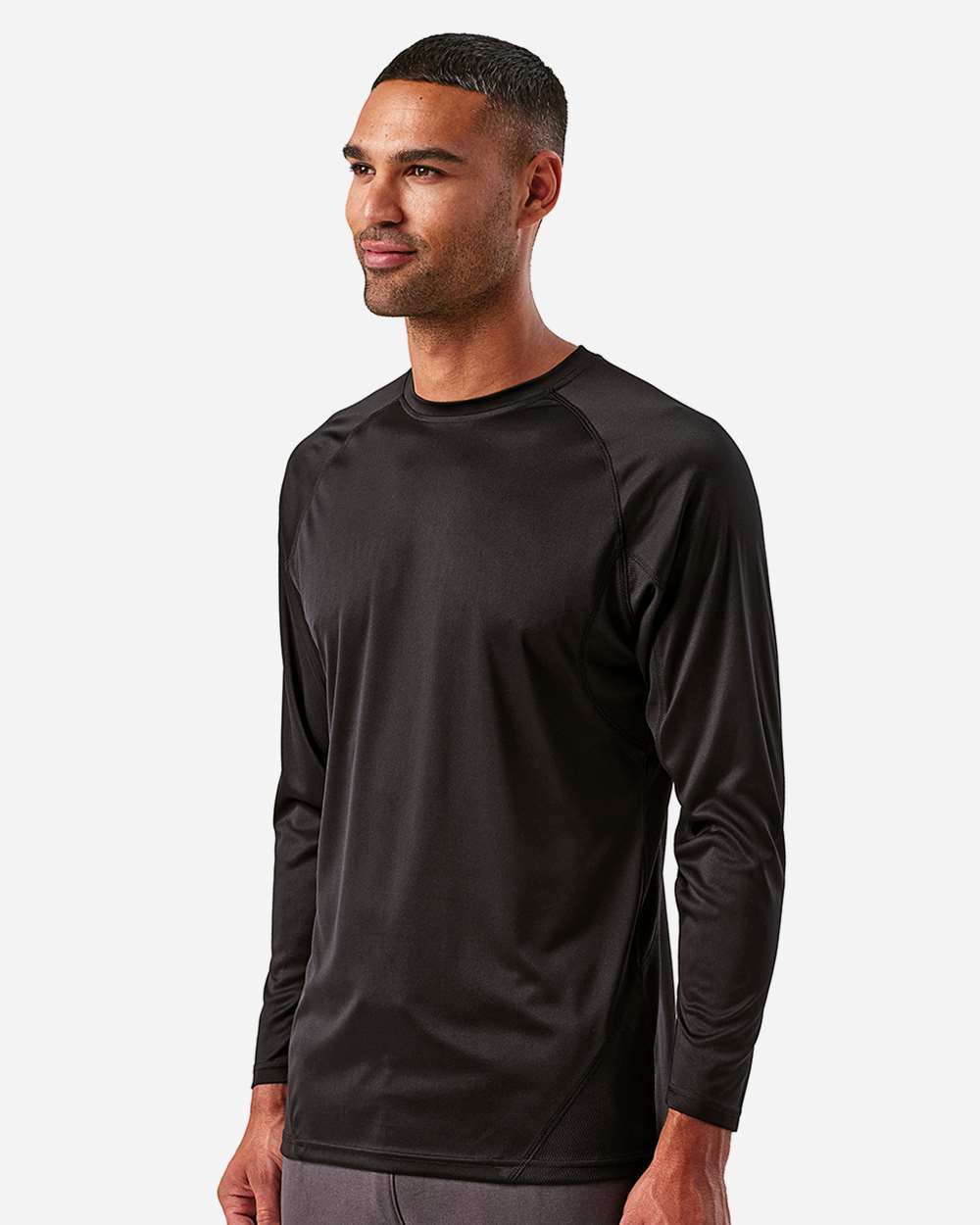 Unisex Panelled Long Sleeve Tech T-Shirt